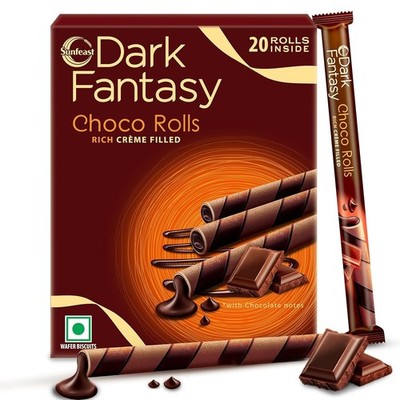 Sunfeast Dark Fantasy Choco Rolls 180g