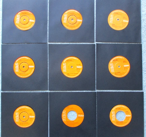 9 x David Bowie 7” Singles 45s Vinyl Records Job Lot  EX Condition