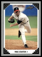 1991 Leaf Mike Stanton Atlanta Braves #491