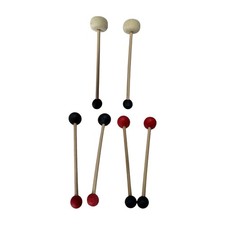 Lightweight Sound Bowl Mallet Double Headed Soft Felt with Wooden Handle for