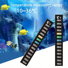 3  Dual Fish Tank Aquarium Thermometer Temperature Sticker Celsius Fahrenheit  C