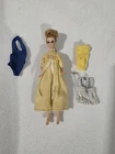 Vintage 1966 Topper Dawn Doll 6” Blonde w/ Clothes Hong Kong