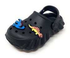 Toddler Clogs with Charms Lightweight Slip On Garden Shoes for Boys and Girls