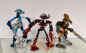 LEGO Bionicle Barraki Bundle 8916 8917 8918 w/ Canisters & Manuals