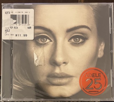 25 by Adele (CD, 2015) Columbia CD Brand New Factory Sealed Mint