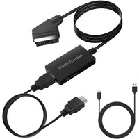 Scart Auf Hdmi Konverter Adapter Mit Hdmi Kabel Video Audio FüR Hdtv Stb Xbox