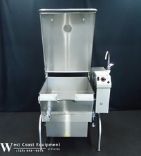 CLEVELAND "POWER PAN" SGL-30T1 30 GALLON GAS TILT SKILLET BRAISING PAN FLAWLESS!