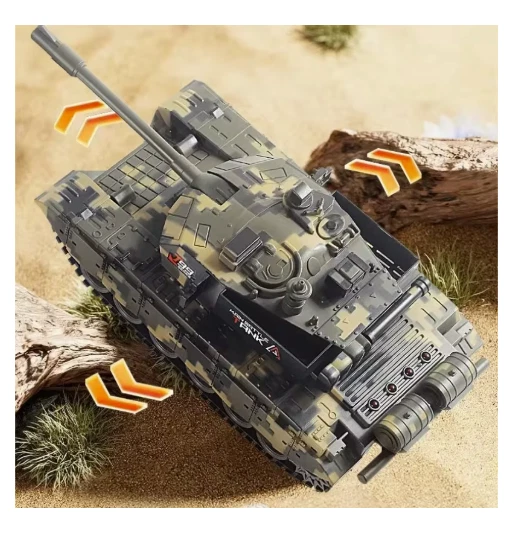 Tanque RC 33CM - Control Remoto Battle Crawler Vehículo Juguete para Niños Foto 3 de 4