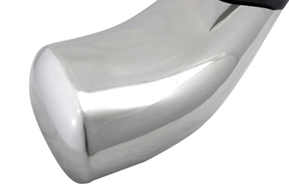 For Dodge Ram 3500 03-09 5" Cab Length Polished Oval Curved Step Bars — 第 3/4 张图片