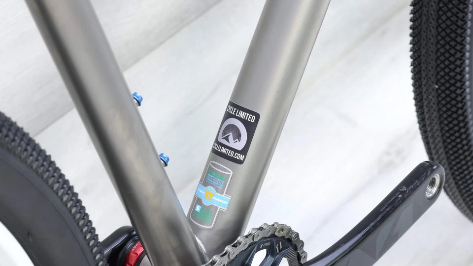 Bicicleta de Montaña Moots Mooto X YBB 25 Aniversario Edición Titanio - 2006, Grande Foto 3 de 4