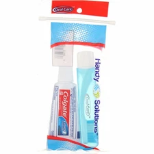 5 Pack Handy Solutions Oral Care Travel Dental Care Kit, 2 Ct