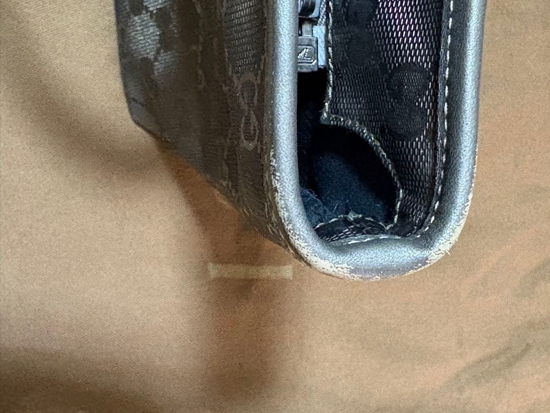 GUCCI GG Pattern Small Tote Bag PVC Khaki Authentic Excellent Condition thumbnail 8