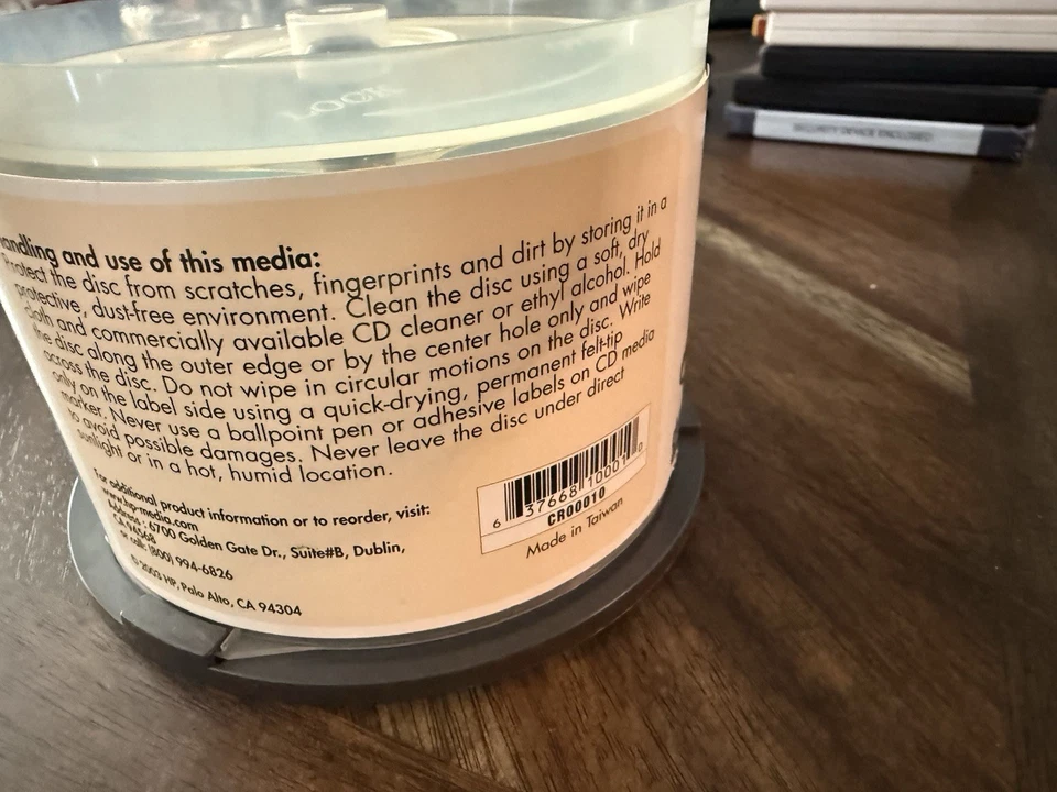 NEW Box of 48 80 Min HP CD-R 700MB - Imagem 2 de 3