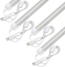 Pack 4 Lámpara LED Taller 4FT Tubo T8 42W 5000K Blanca