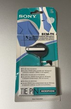 Sony ECM-T6 Tie Pin Condenser Microphone NOS