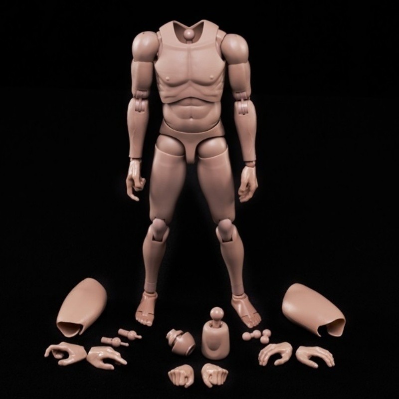 1/6 MX02-A 12inch Europe Skin Male Action Figure Body Model For 1/6 Head Sculpt