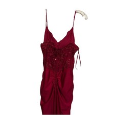 Red Wine Windsor Prom Dress Full Length Large NWT