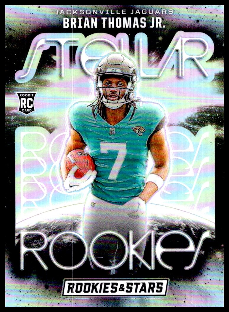 2024 Panini Rookies & Stars #SR-BTJ Brian Thomas Jr. Stellar Rookies Silver