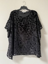Caroline Rose Black tunic Medium Size With Lining, NWT ,  Original 458