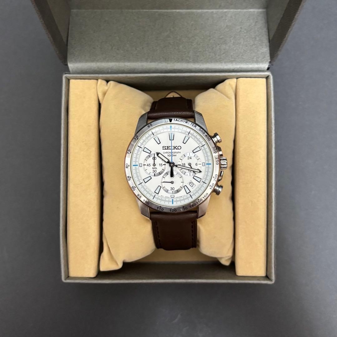 Seiko Chronograph SSB025P1 Quartz Men Watch | eBay