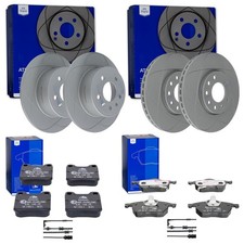 ATE PowerDisc BREMSSCHEIBEN + BELÄGE VORNE + HINTEN passend für OPEL VECTRA B