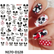Mickey Minnie Mouse Nail Stickers – Adorable 3D Cartoon Nail Design