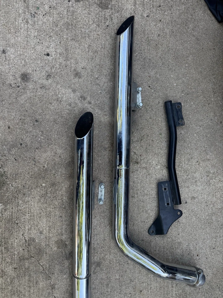 Silenciador de tubos de escape Honda Shadow VT750 2004-2009 Aero COBRA Foto 3 de 4