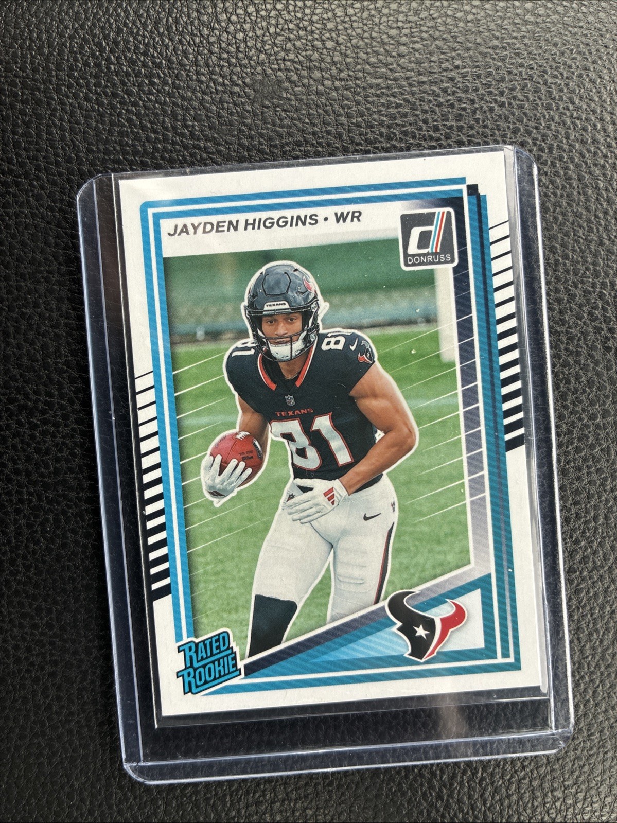 JAYDEN HIGGINS 2025 DONRUSS RATED ROOKIE SILVER PRESS PROOF RC /199 Q4556