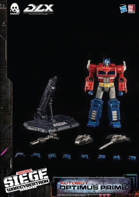 Threezero Transformers War for Cybertron Trilogy DLX Optimus Prime Action Figure