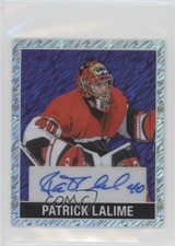 2025 Leaf Metal Legends Purple Shimmer 3/7 Patrick Lalime #LO-PL1 Auto w4h