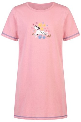 Mädchen Sleepshirt Nachthemd COMTESSA Kurzarm 100% Baumwolle Jersey rosa Gr.140