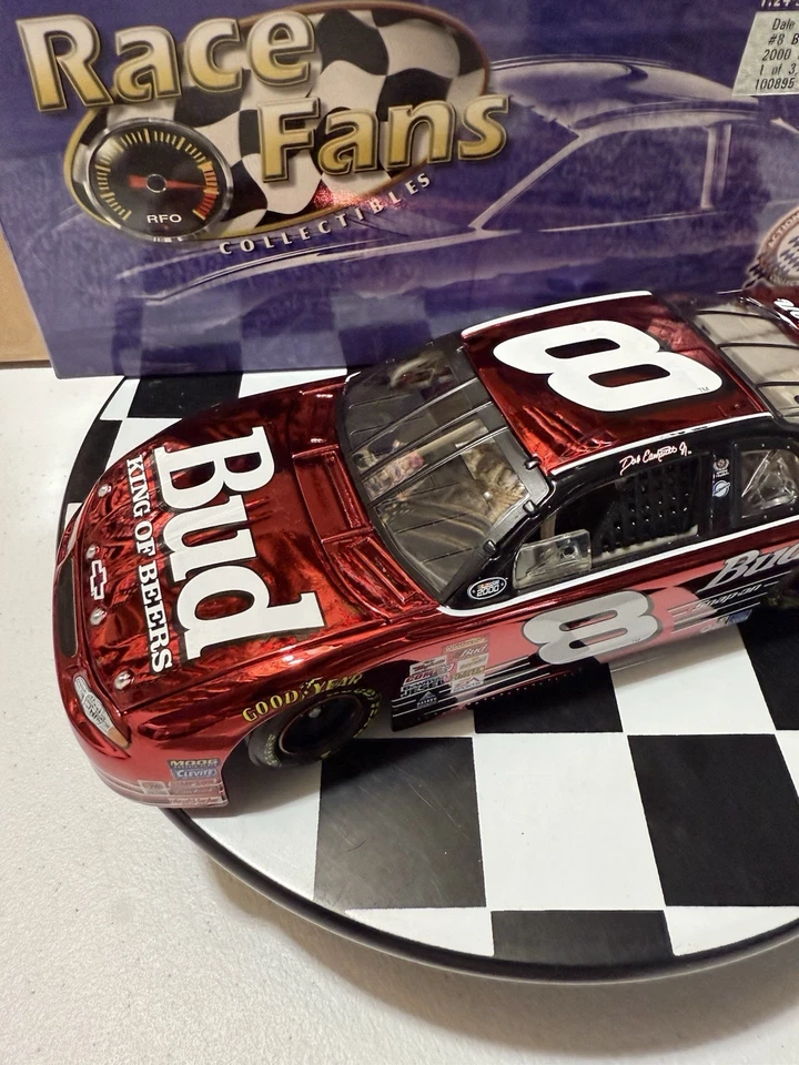 Dale Earnhardt Jr. #8 Budweiser Color Cromo 2000 1:24 Nascar Diecast Foto 4 de 4