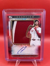 2024 inception baseball Christian Incarnacion-strand  Rookie Patch Auto!!  /25