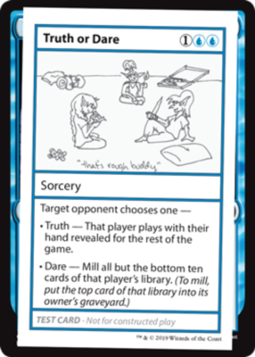 Light Play, English MTG Regular Truth or Dare (No PW Symbol) Mystery  Booster - C