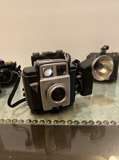 Brownie by Kodak Twin 20 Outfit W/Original Flash Attachment 