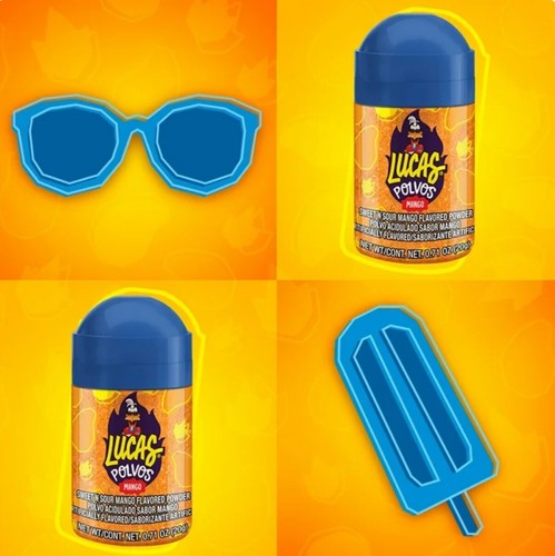 Lucas Baby Polvos Powder Mango Flavor Mexican Candy 20 pcs - Picture 7 of 7