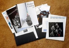 HASSELBLAD folder filled with brochures and catalogs