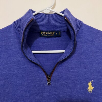 POLO GOLF RALPH LAUREN ハーフジップ US S NWT Polo Golf Ralph Lauren Men's Polo Shirt Dark Green Size