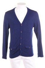 ZARA MAN Cardigan Patch Tasche L Blu Navy