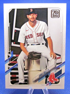 2021 TOPPS SERIES 2 #609 CHRIS SALE SP SHORT PRINT VARIATION BOSTON RED SOX