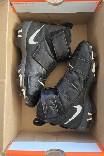 Nike Force Savage 2 Shark Youth Boys Size 2Y Shoes Black Football Cleats