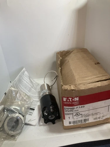 EATON CROUSE-HINDS EMP009J1 PILOT LIGHT RED LED 120V EXPLOSION PROOF 120V NIB