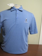 Adidas ultimate 365 Mens Small heather blue camo golf polo shirt NEW NWT w logo