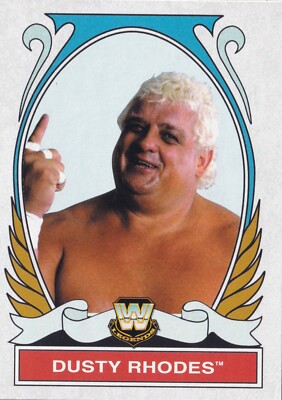 Dusty Rhodes Topps Heritage IV 4 WWE Card #89 NXT Pro Wrestling