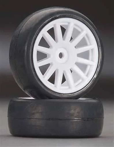 LaTrax 1/18 4WD Rally Car Assembled Slick Tires and Wheels (2) TRA7572 - Image 1 of 1