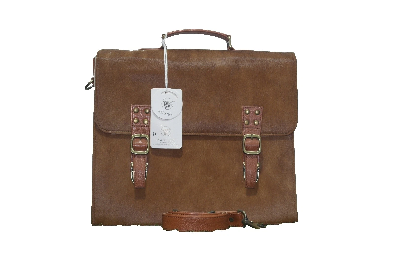 Cartera de Cuero Marrón portátil casos/Bolsas