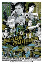 BLADE RUNNER MONDO POSTER TYLER STOUT RIDLEY SCOTT HARRISON FORD RUTGER HAUER