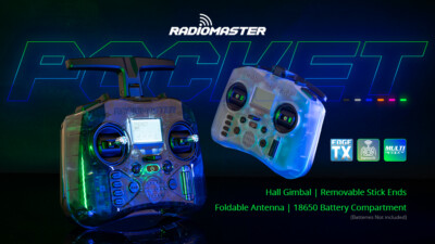 RADIOMASTER Pocket Hall Gimbal RC Transmitter ELRS/CC2500 Remote Control EdgeTX