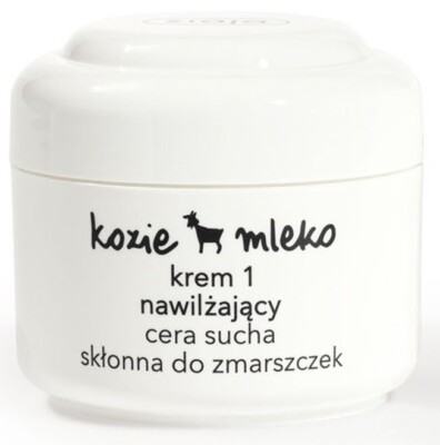 ZIAJA GOAT MILK 1 MOISTURISING DAY CREAM _ 50ml (1.7fl oz)  DRY SKIN KOZIE MLEKO