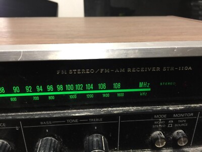 Vintage Sony FM Stereo / FM-AM Receiver STR-110A | eBay